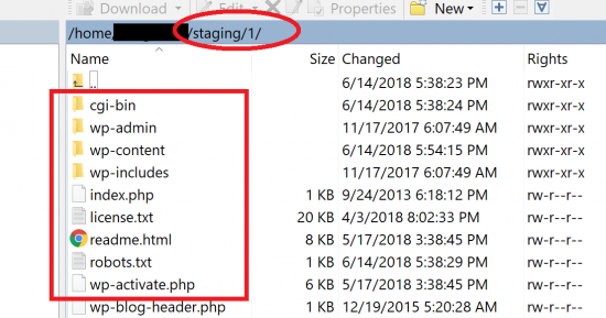Staging Files Inside Numbered Folders