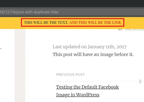 How to Implement a Top Bar in WordPress