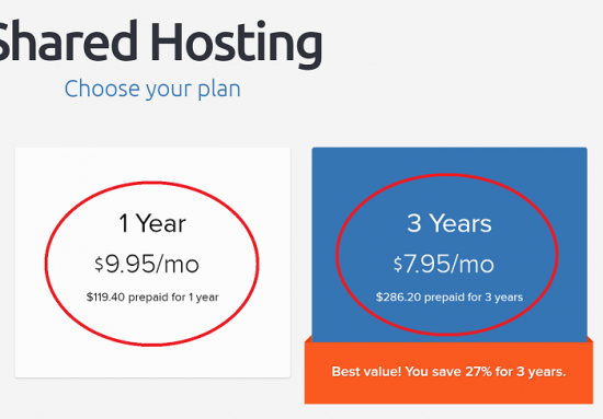 Undiscounted DreamHost Plans on Renewal