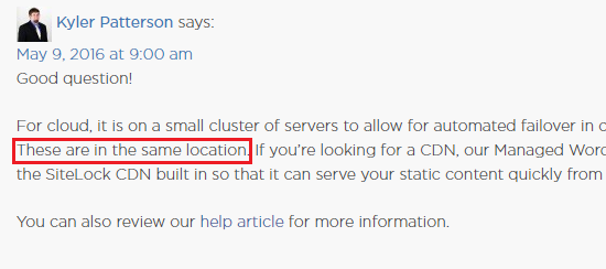 Hostgator Cloud Servers in the Same Location