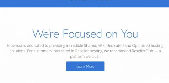 Bluehost Abandons its Resellers