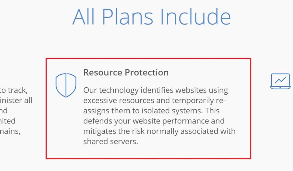 Bluehost Resource Protection