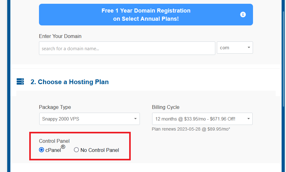 Hostgator VPS cPanel Costs Extra