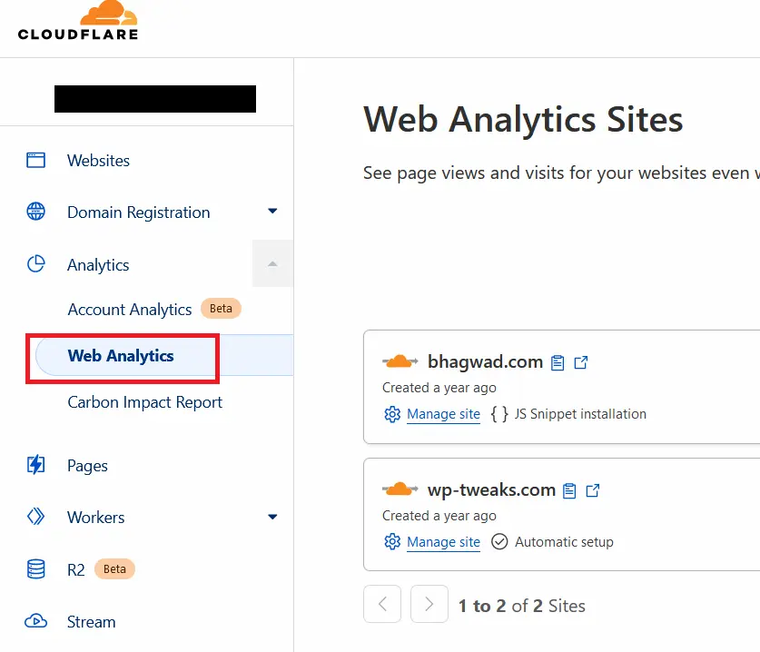 Cloudflare Web Analytics - an Alternative to Google Analytics