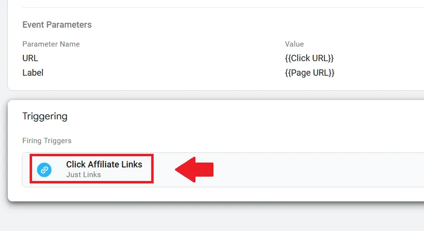 Add the Link Click Trigger in Google Tag Manager