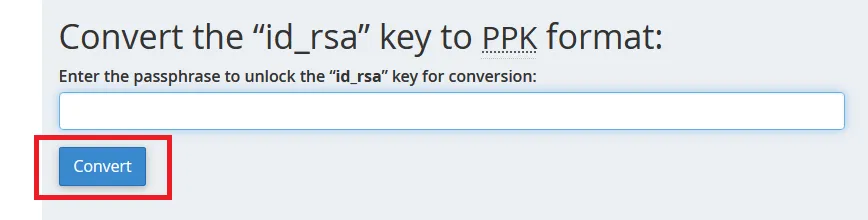 Convert HostGator Private Key to PPK Format