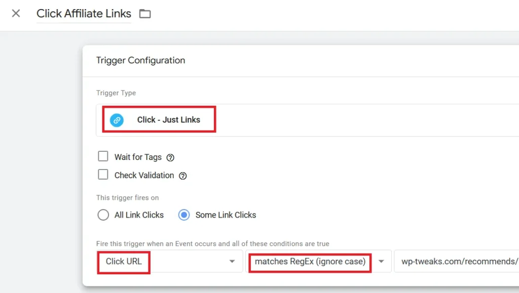 Trigger Configuration in Google Tag Manager