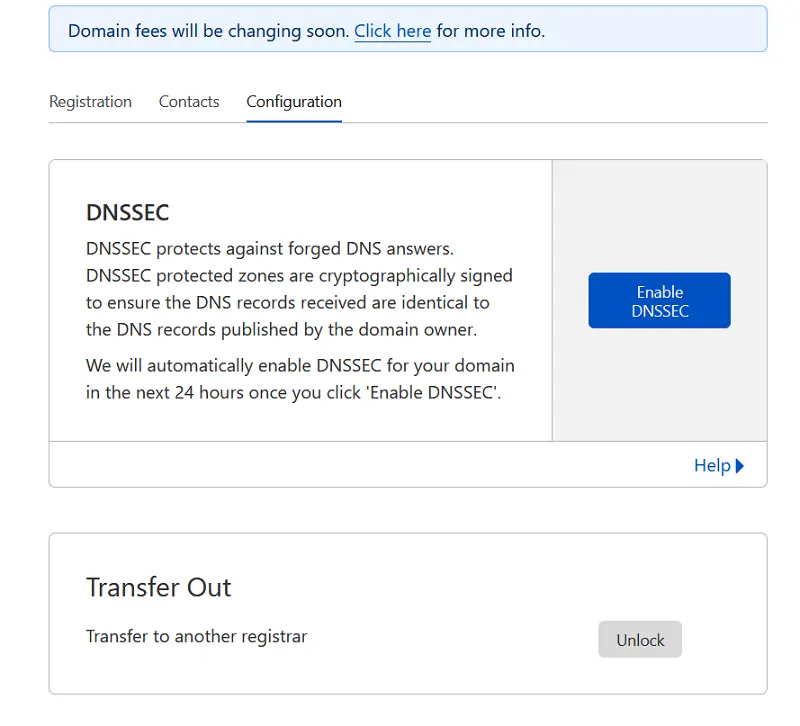 Cloudflare Registrar, New Domain Registration