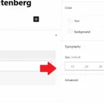 Dimensions Setting Missing in Gutenberg