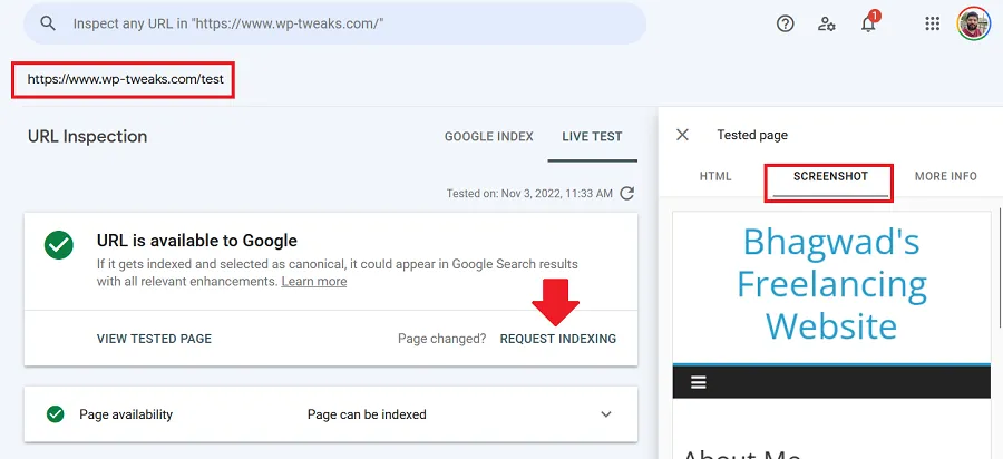 Force Google Search Console to Crawl a Third Party Site