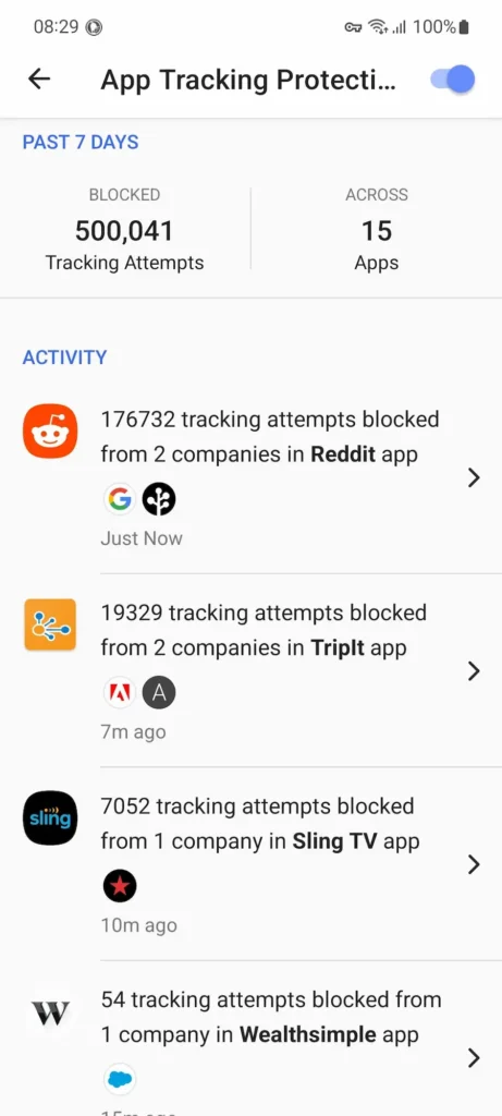 Android App Tracking Reddit